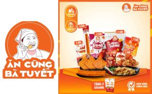 livestream ăn cùng bà tuyết